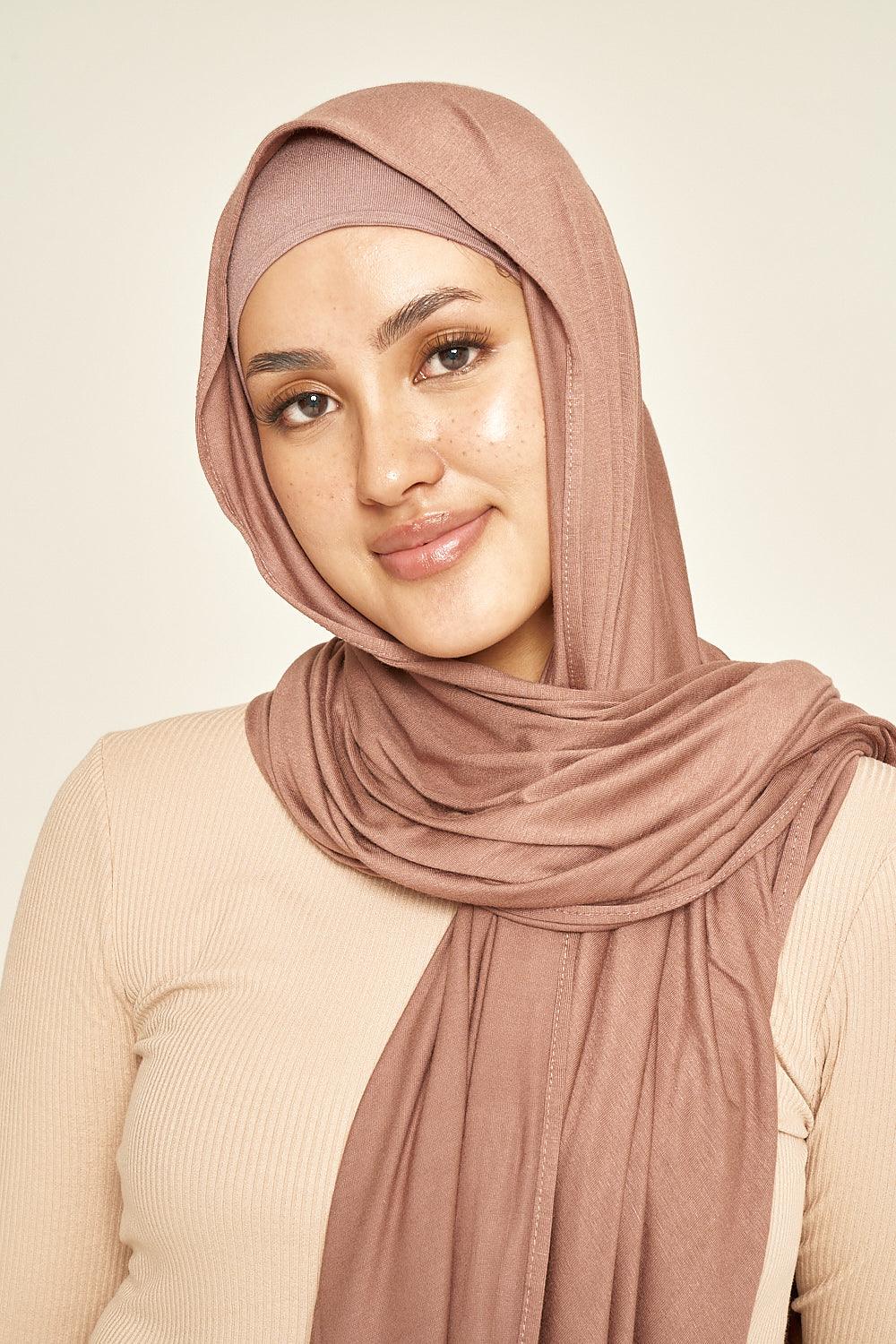 SABA scarves Ribbed Jersey Hijab Bali Collection [Wrinkle free effortless  daily essentials] (Beige), (SABA-RJ8000) at  Women's Clothing store