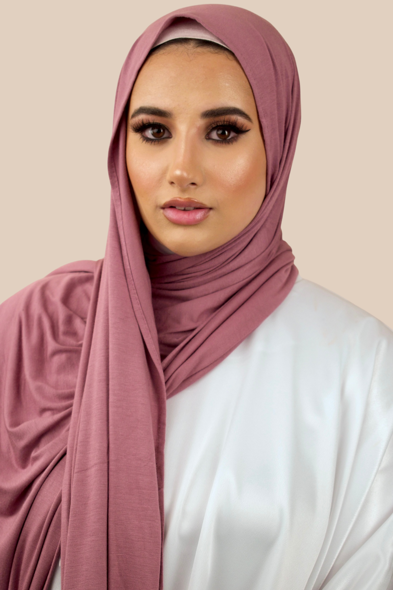 Premium Jersey Hijab - Deep Fig  Jersey hijab, Purple hues, Fashion